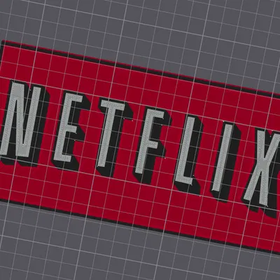 Biển hiệu Logo Netflix Nhiều Màu Sắc