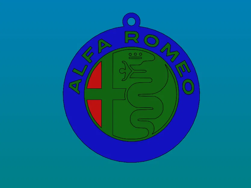 Móc Khóa Alfa Romeo - Image 1