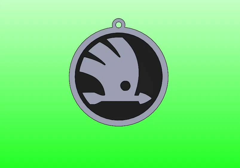 Móc chìa khóa Skoda - Image 1