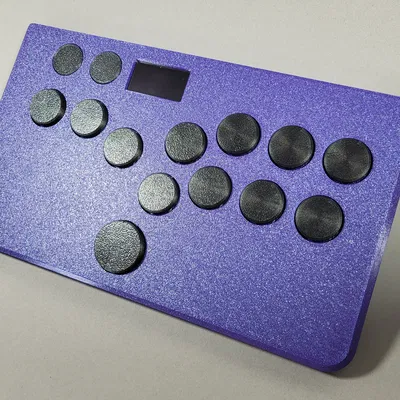 Slimbox/hitbox - Hộp điều khiển chơi game mỏng có màn hình