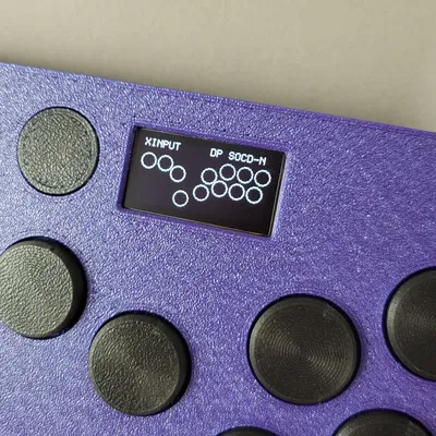 Slimbox/hitbox - Hộp điều khiển chơi game mỏng có màn hình