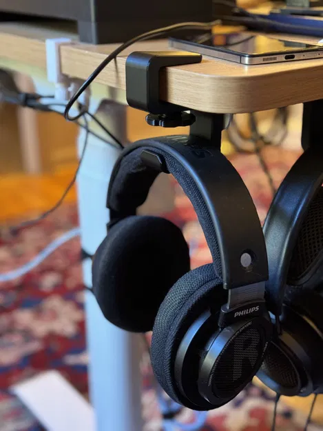 Móc Treo Tai Nghe - Gắn Dưới Bàn (19-26mm) - Image 1