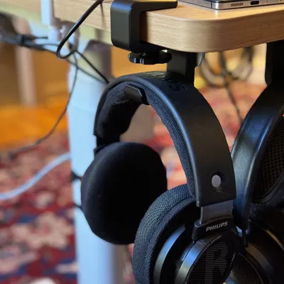 Móc Treo Tai Nghe - Gắn Dưới Bàn (19-26mm)