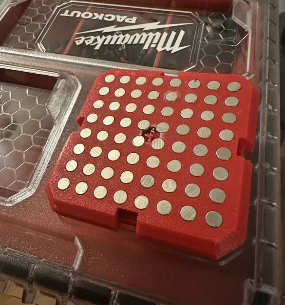 Khuôn Giữ Mũi Khoan Nam Châm Milwaukee Packout Slim Siêu Mỏng - Image 2