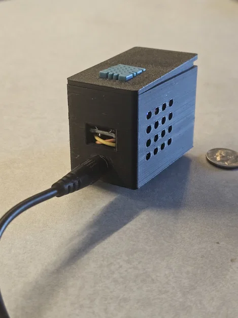 Vỏ Hộp Cảm Biến Nhiệt Độ/Độ Ẩm Esp32 Devkit v1 Dạng Khớp Ngàm - Image 2