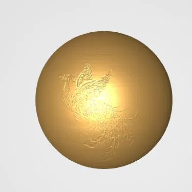 Đèn Sao Thổ Hình Phụng Hoàng