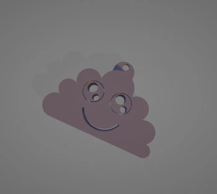 Móc Khóa Mây Dễ Thương - Image 1