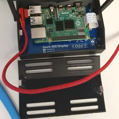 Vỏ Case cho Raspberry Pi 4 kèm màn hình 5 inch chạy Klipper