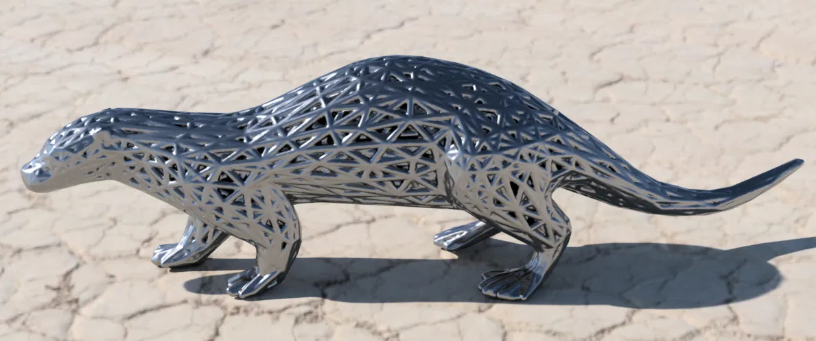 Rái cá Voronoi - Mô hình dự thi hình học Voronoi - Image 3