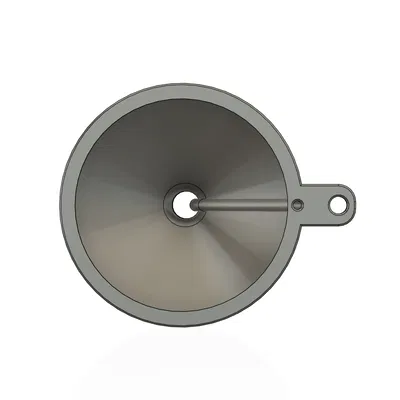 Phễu xăng có ống dẫn khí, gờ chống tràn, kèm ống nối S tháo rời