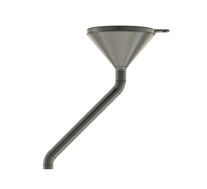 Phễu xăng có ống dẫn khí, gờ chống tràn, kèm ống nối S tháo rời - Image 3