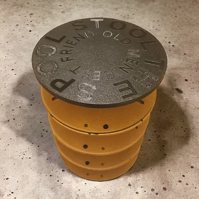 SpoolStool - Ghế đẩu in 3D từ lõi cuộn filament giấy carton