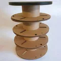 SpoolStool - Ghế đẩu in 3D từ lõi cuộn filament giấy carton - Thumbnail 3