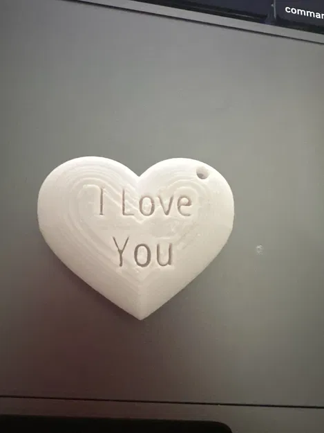 Móc khóa trái tim "I Love You" - Image 1