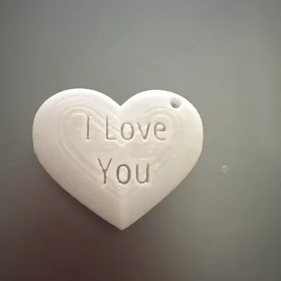 Móc khóa trái tim "I Love You"