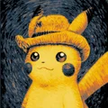 Hueforge - Pikachu Van Gogh - Thumbnail 1