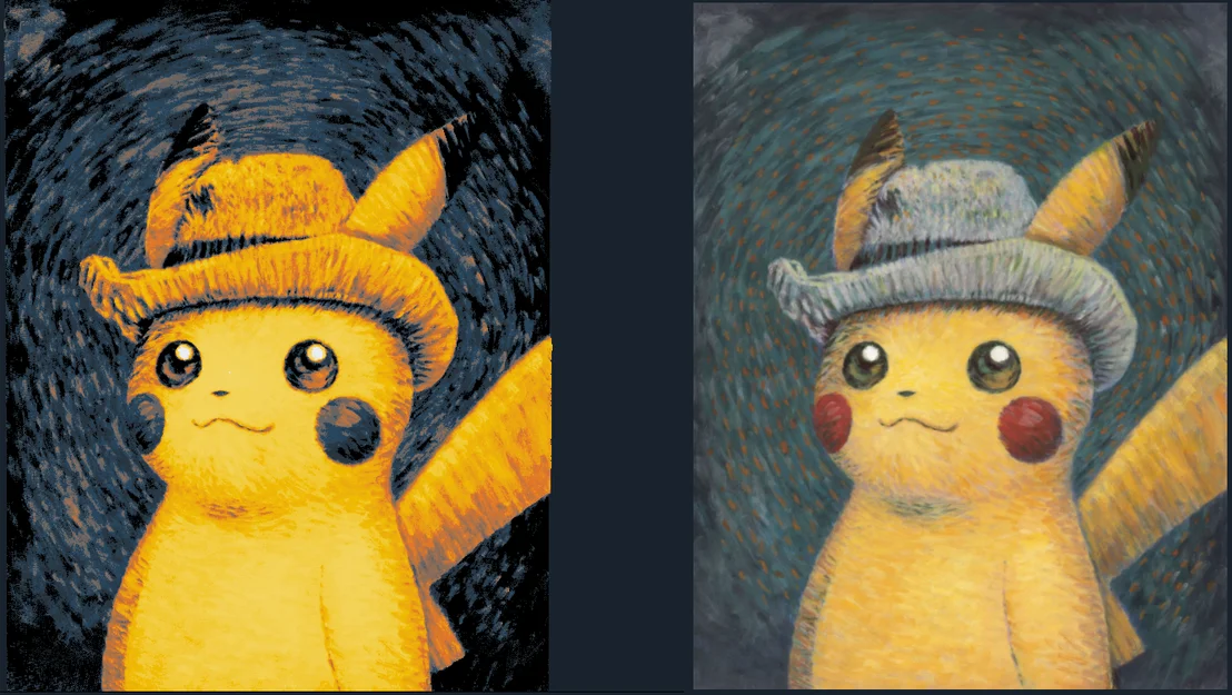 Hueforge - Pikachu Van Gogh - Image 2