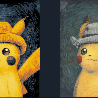 Hueforge - Pikachu Van Gogh
