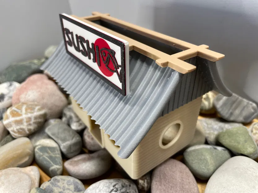 Trang Trí Hồ Cá Phong Cách Tiệm Sushi - Image 11