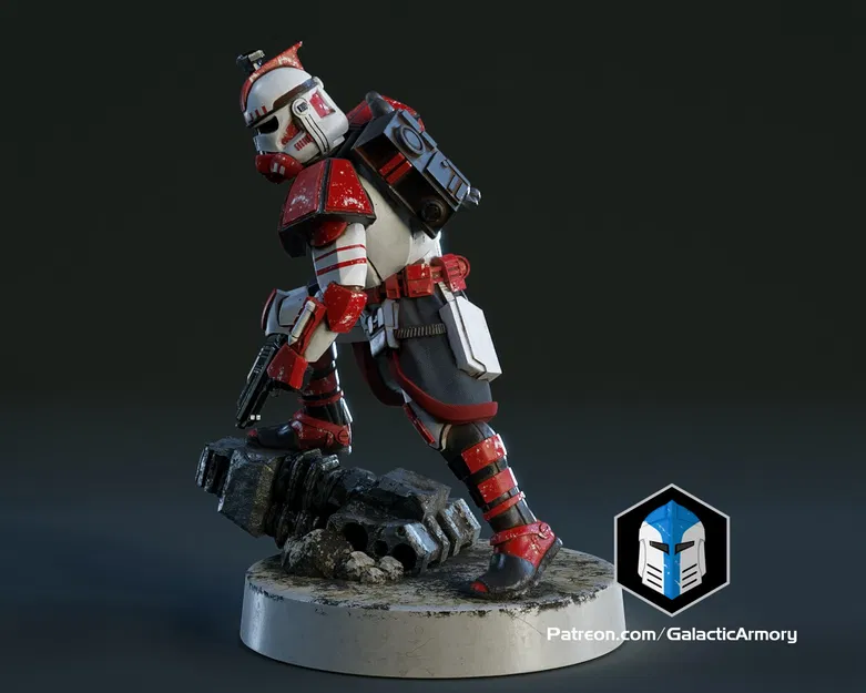 Mô Hình ARC Trooper - Tượng Nhân Vật "Star Wars" - Image 7