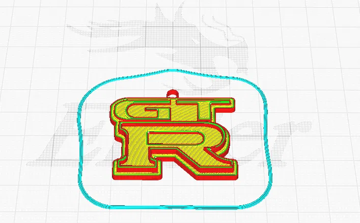 Móc khóa Nissan GTR - Image 1