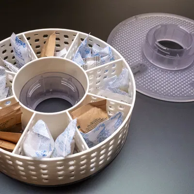 Rổ Đựng Gói Hút Ẩm Cho Cuộn Dây Nhựa