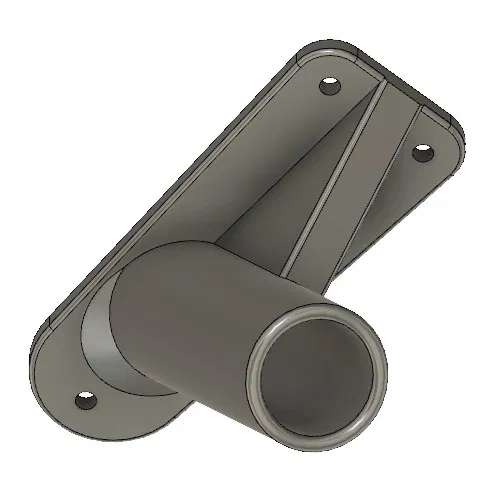 Giá treo cờ gắn tường 22mm - Image 2