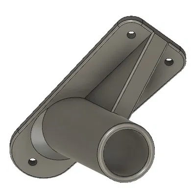 Giá treo cờ gắn tường 22mm