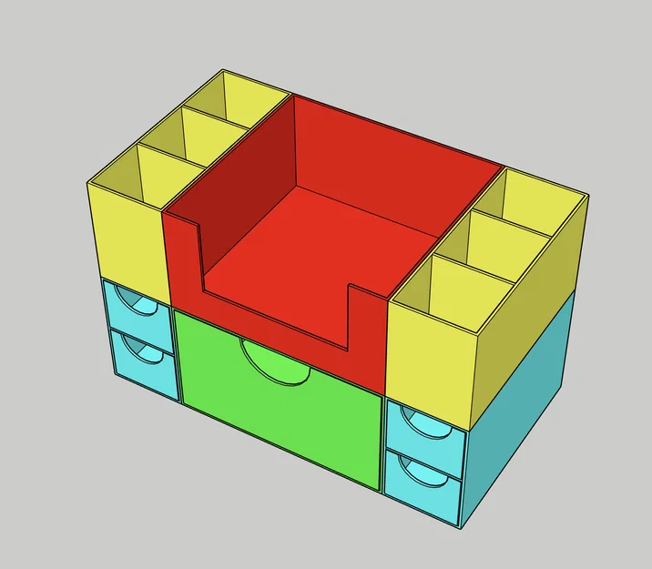 ORGANIZZATORE GT176 - Hộp đựng mỹ phẩm, để bàn có ngăn kéo - Image 3