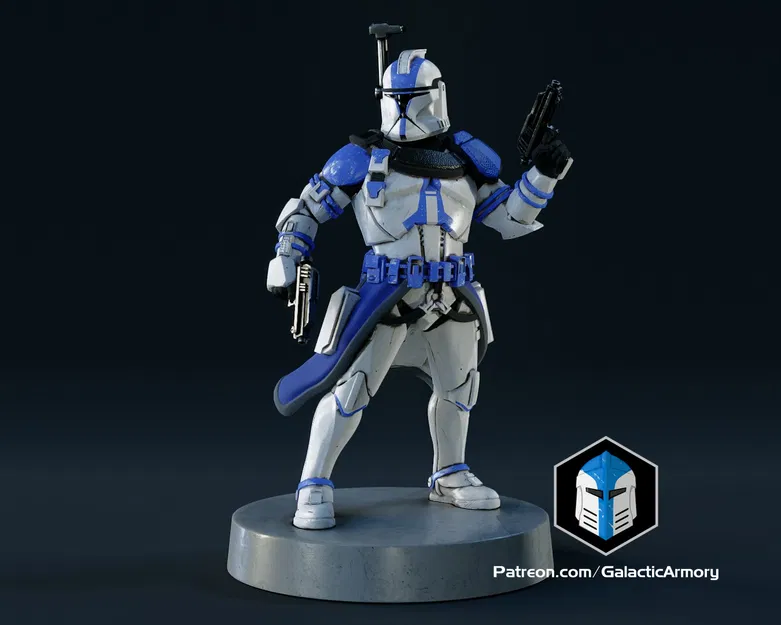 Tượng Chiến Binh Vô Gene - Sĩ Quan (Clone Trooper Officer) - Image 1