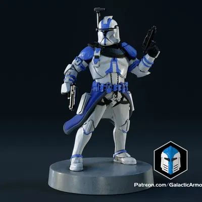 Tượng Chiến Binh Vô Gene - Sĩ Quan (Clone Trooper Officer)
