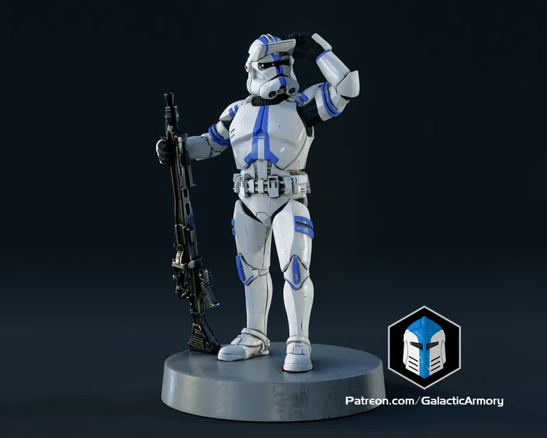 Tượng Lính Sao Hỏa Clone Trooper - Chuyên gia - Image 1
