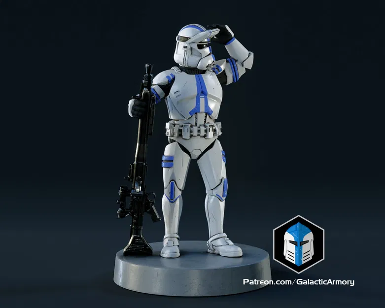 Tượng Lính Sao Hỏa Clone Trooper - Chuyên gia - Image 2