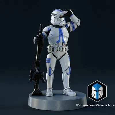 Tượng Lính Sao Hỏa Clone Trooper - Chuyên gia