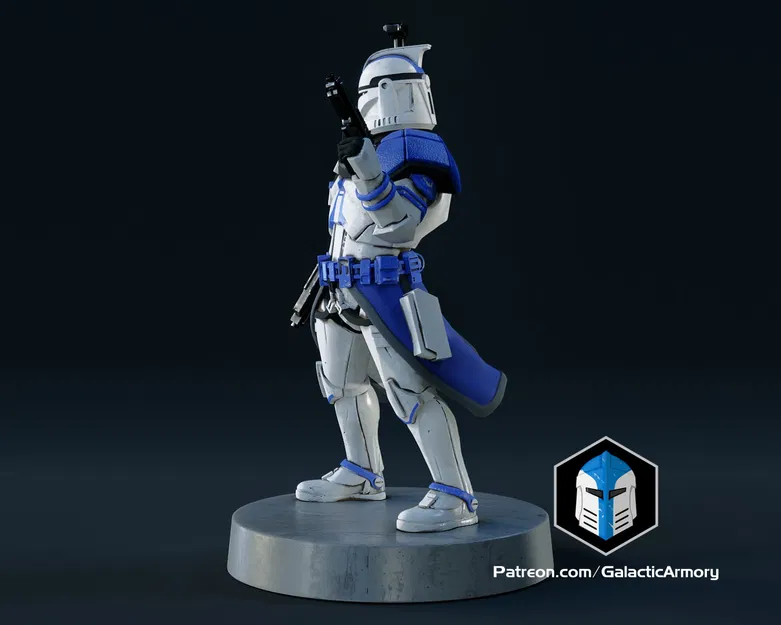 Tượng Chiến Binh Vô Gene - Sĩ Quan (Clone Trooper Officer) - Image 3