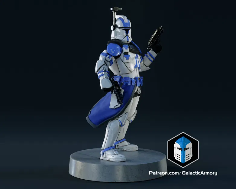 Tượng Chiến Binh Vô Gene - Sĩ Quan (Clone Trooper Officer) - Image 4