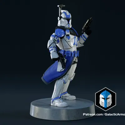 Tượng Chiến Binh Vô Gene - Sĩ Quan (Clone Trooper Officer)