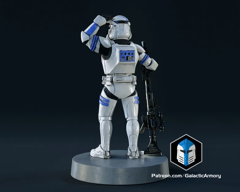 Tượng Lính Sao Hỏa Clone Trooper - Chuyên gia - Image 4