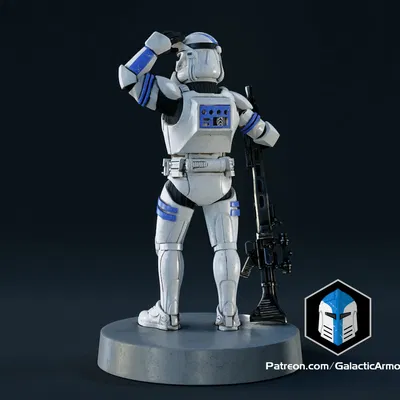 Tượng Lính Sao Hỏa Clone Trooper - Chuyên gia