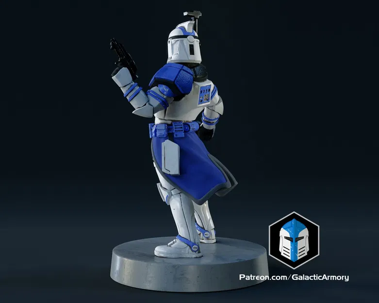 Tượng Chiến Binh Vô Gene - Sĩ Quan (Clone Trooper Officer) - Image 6