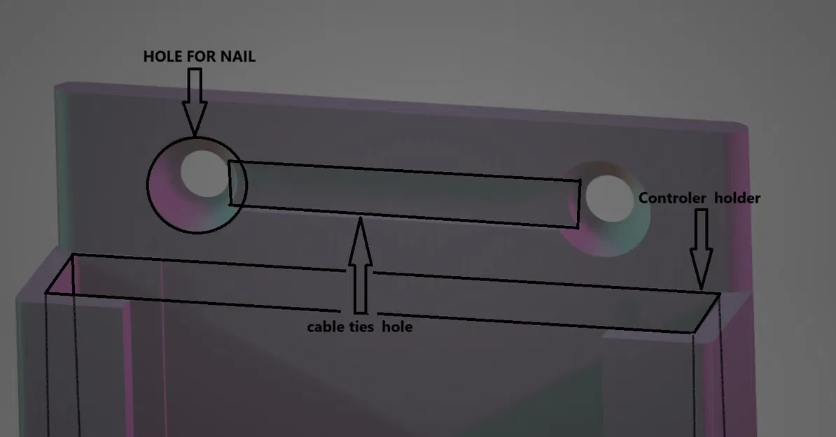 Chân Đỡ Bộ Điều Khiển Đèn LED V2 - Image 4