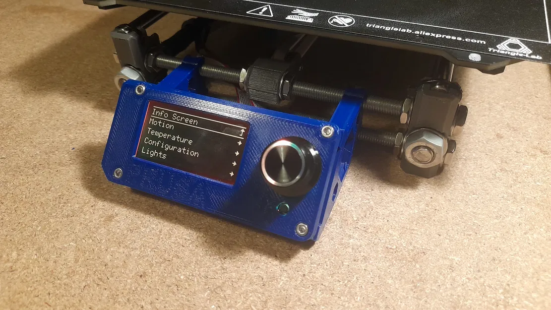 Giá Đỡ Màn Hình Mini 128x64 (Remix) Cho Prusa MK2 (Sử Dụng Ốc Nhiệt M3) - Image 1