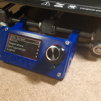 Giá Đỡ Màn Hình Mini 128x64 (Remix) Cho Prusa MK2 (Sử Dụng Ốc Nhiệt M3)