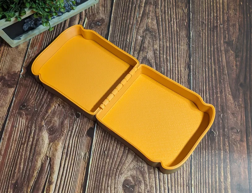 Hộp Đựng Bánh Sandwich Phô Mai In Không Cần Lắp Ráp - Image 2