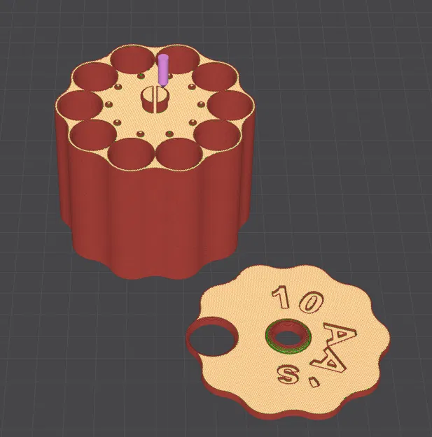 HỘP ĐỰNG PIN AA XOAY ĐƯỢC - Image 6