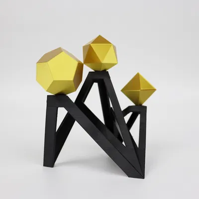 Mô hình trang trí hình học