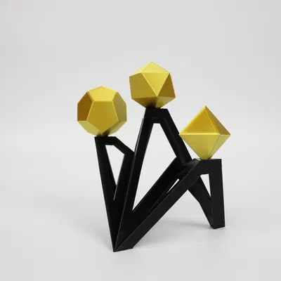 Mô hình trang trí hình học