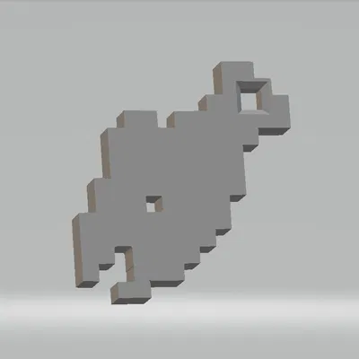 Móc Khóa Cá Hồi Minecraft