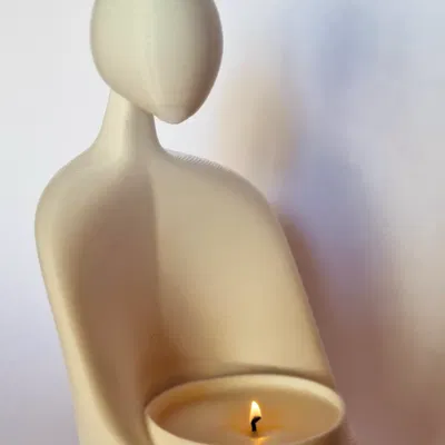 Chậu Cây Hình Tượng Thiền