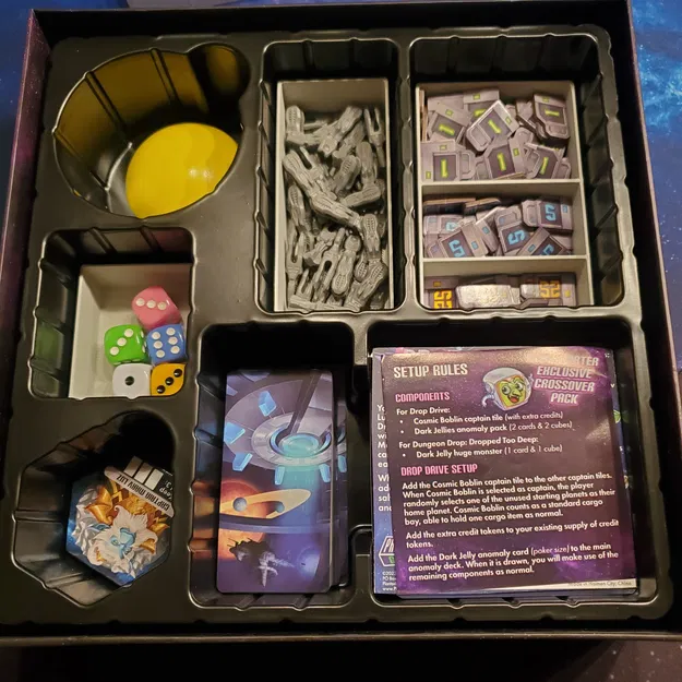 Bộ Tổ Chức Drop Drive Boardgame: Nâng Cấp Hộp Đựng Đơn Giản - Image 1